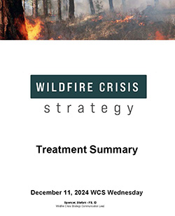 2024 Northern Region Fire Treatment Summary